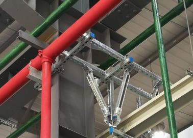 岑溪该抗震支架的整体式支吊架结构协调性好